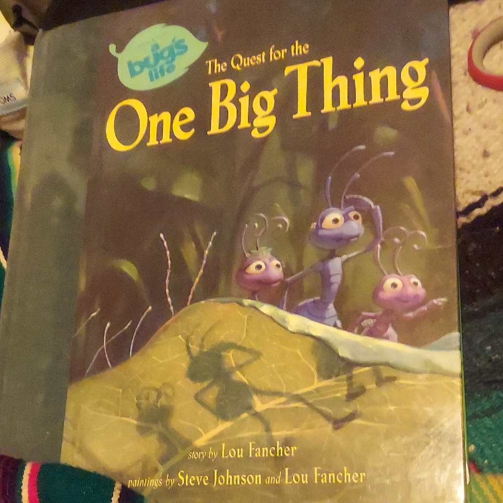 O.g.pixar. Bugs Life Art Book! E/bay 50 To 76$ Bonus Cute Book Marks